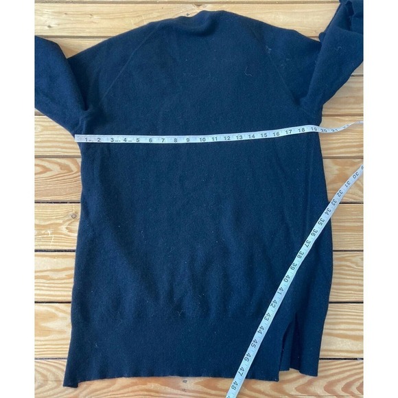 NEW Alexander Wang V Neck Sweater Size Medium Women’s Black Pullover - Picture 5 of 6
